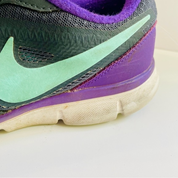 Nike Gray Teal and Purple Athletic Sneakers Size 9 - Picture 2 of 8